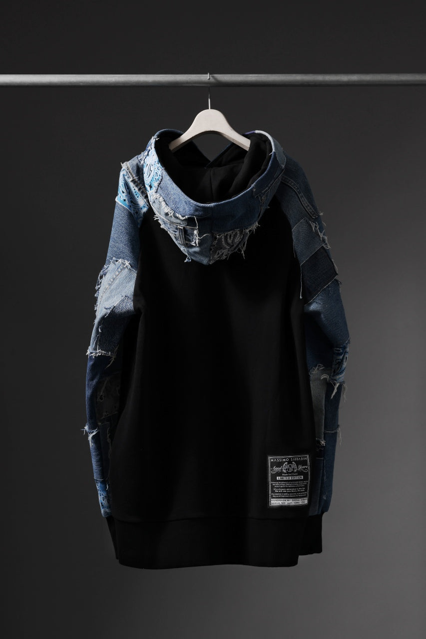 画像をギャラリービューアに読み込む, MASSIMO SABBADIN exclusive HOODY wt. LEVI&#39;S PATCH DETAIL (INDIGO #B)