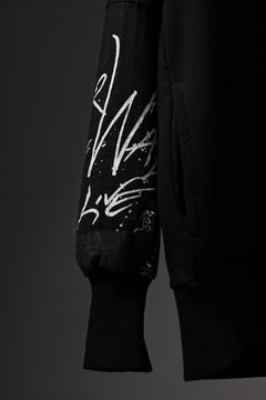 画像をギャラリービューアに読み込む, MASSIMO SABBADIN exclusive HOODY wt. BORO STYLE DETAIL (BLACK #B)