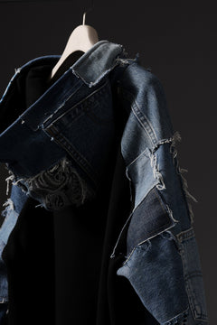 画像をギャラリービューアに読み込む, MASSIMO SABBADIN exclusive HOODY wt. LEVI'S PATCH DETAIL (INDIGO #B)