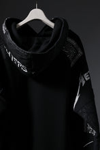 画像をギャラリービューアに読み込む, MASSIMO SABBADIN exclusive HOODY wt. BORO STYLE DETAIL (BLACK #B)