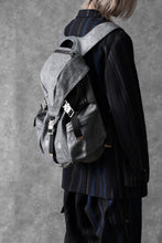 画像をギャラリービューアに読み込む, ierib exclusive Addiction Rucksack / White Waxed Shrunken Horse (BLACK)