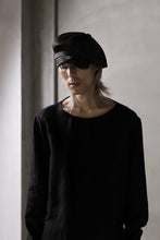 画像をギャラリービューアに読み込む, ierib Leather Casquette / Lamb Suede (BLACK)