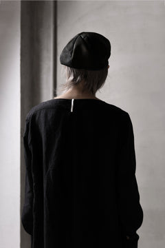 画像をギャラリービューアに読み込む, ierib Leather Casquette Cap / Lamb Suede (BLACK)