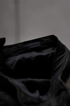 画像をギャラリービューアに読み込む, ierib Leather Casquette / Lamb Suede (BLACK)