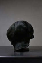 画像をギャラリービューアに読み込む, ierib Leather Casquette Cap / Lamb Suede (BLACK)