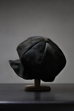 画像をギャラリービューアに読み込む, ierib Leather Casquette / Lamb Suede (BLACK)