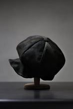 画像をギャラリービューアに読み込む, ierib Leather Casquette Cap / Lamb Suede (BLACK)