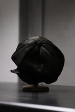 画像をギャラリービューアに読み込む, ierib Leather Casquette / Lamb Suede (BLACK)