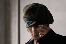 Load image into Gallery viewer, ierib Leather Casquette / Lamb Suede (GRAY)