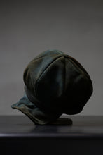 Load image into Gallery viewer, ierib Leather Casquette / Lamb Suede (GRAY)