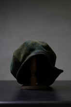 Load image into Gallery viewer, ierib Leather Casquette / Lamb Suede (GRAY)