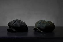 画像をギャラリービューアに読み込む, ierib Leather Casquette Cap / Lamb Suede (BLACK)