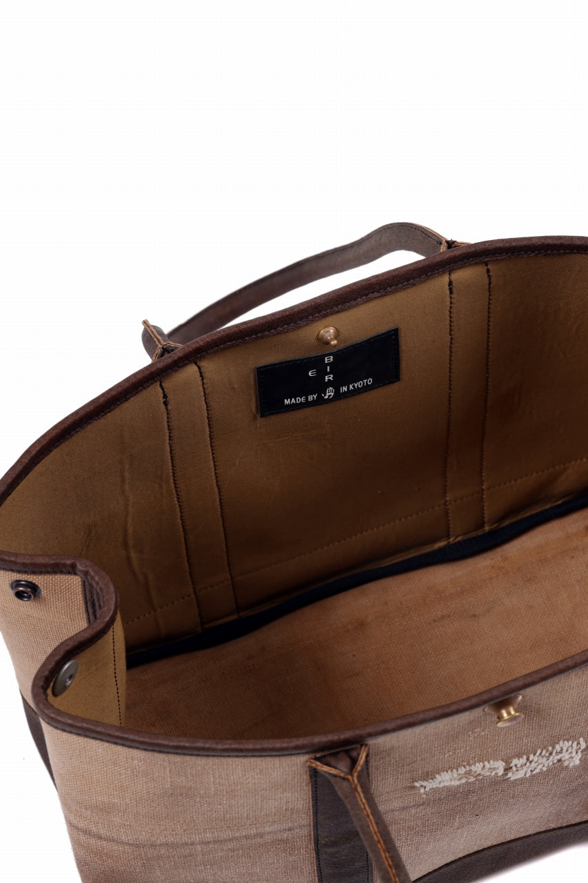 Load image into Gallery viewer, ierib GP Tote Bag / Vintage SAKABUKURO (BROWN)