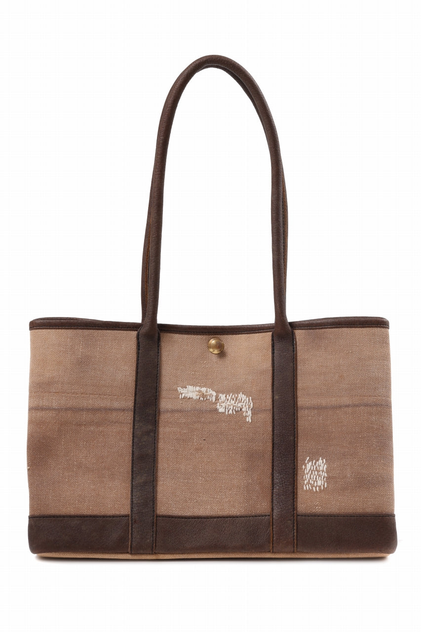 Load image into Gallery viewer, ierib GP Tote Bag / Vintage SAKABUKURO (BROWN)