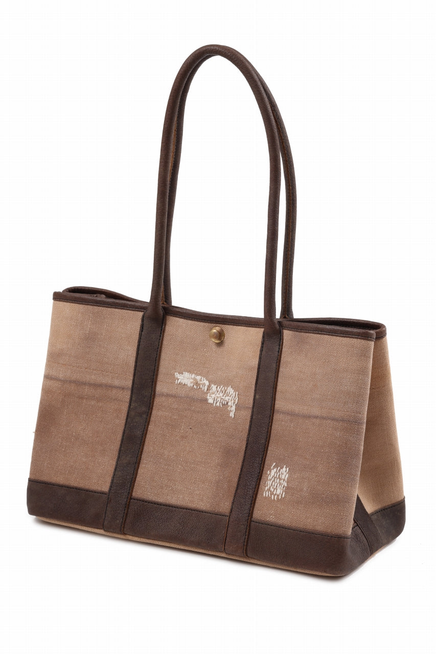 Load image into Gallery viewer, ierib GP Tote Bag / Vintage SAKABUKURO (BROWN)