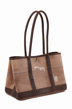 Load image into Gallery viewer, ierib GP Tote Bag / Vintage SAKABUKURO (BROWN)