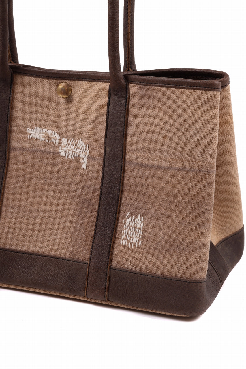 Load image into Gallery viewer, ierib GP Tote Bag / Vintage SAKABUKURO (BROWN)