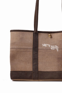 Load image into Gallery viewer, ierib GP Tote Bag / Vintage SAKABUKURO (BROWN)
