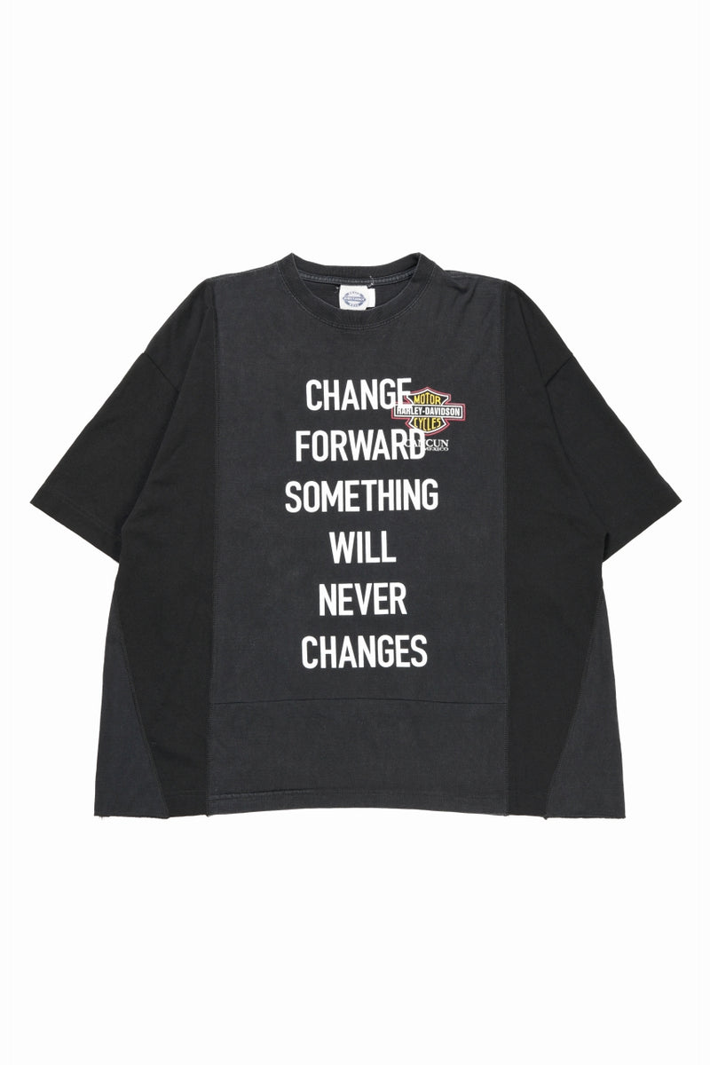 CHANGES exclusive VINTAGE REMAKE SHORT SLEEVE TEE (BLACK #E
