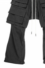 画像をギャラリービューアに読み込む, A.F ARTEFACT LAYERED BOOTS CUT PANTS / SYNTHETIC SUEDE LEATHER (BLACK)