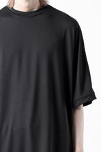 画像をギャラリービューアに読み込む, N/07 DOLMAN SHORT SLEEVE TEE / AQUASUITING THICK RIB (BLACK)