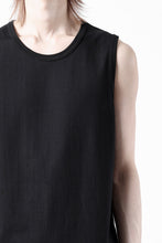 Load image into Gallery viewer, N/07 NO SLEEVE TOP / CLASSIC JERSEY (BLACK)