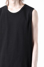 画像をギャラリービューアに読み込む, N/07 NO SLEEVE TOP / SUPER STRETCH BARE TELECO (BLACK)