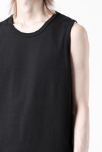 Load image into Gallery viewer, N/07 NO SLEEVE TOP / CLASSIC JERSEY (BLACK)