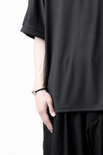 画像をギャラリービューアに読み込む, N/07 DOLMAN SHORT SLEEVE TEE / AQUASUITING THICK RIB (BLACK)