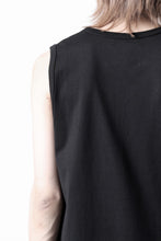Load image into Gallery viewer, N/07 NO SLEEVE TOP / CLASSIC JERSEY (BLACK)