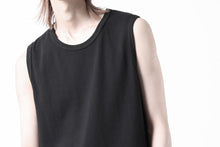 画像をギャラリービューアに読み込む, N/07 NO SLEEVE TOP / SUPER STRETCH BARE TELECO (BLACK)