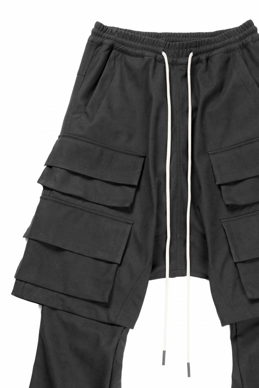 画像をギャラリービューアに読み込む, A.F ARTEFACT LAYERED BOOTS CUT PANTS / SYNTHETIC SUEDE LEATHER (BLACK)