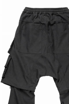 画像をギャラリービューアに読み込む, A.F ARTEFACT LAYERED BOOTS CUT PANTS / SYNTHETIC SUEDE LEATHER (BLACK)