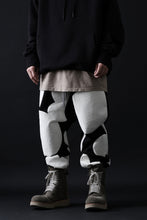 画像をギャラリービューアに読み込む, A.F ARTEFACT POLKA PATTERN SWEAT SAROUEL PANTS (BLACK)