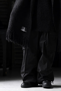 画像をギャラリービューアに読み込む, TARO HORIUCHI / th products Inflated Scarf / 1/4.5 kasuri loop knit (black)