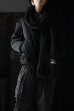 画像をギャラリービューアに読み込む, TARO HORIUCHI / th products Inflated Scarf / 1/4.5 kasuri loop knit (black)