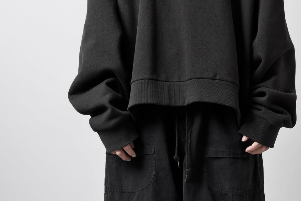 画像をギャラリービューアに読み込む, entire studios BOX CREW SWEAT PULLOVER (SOOT)