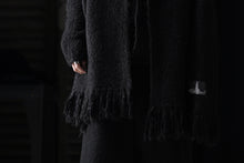 画像をギャラリービューアに読み込む, TARO HORIUCHI / th products Inflated Scarf / 1/4.5 kasuri loop knit (black)