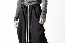 画像をギャラリービューアに読み込む, A.F ARTEFACT EXTREME WIDE BAGGY PANTS / SERGE TWILL (BLACK)