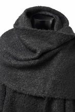 画像をギャラリービューアに読み込む, TARO HORIUCHI / th products Inflated Oversized Crew / 1/4.5 kasuri loop knit (black)