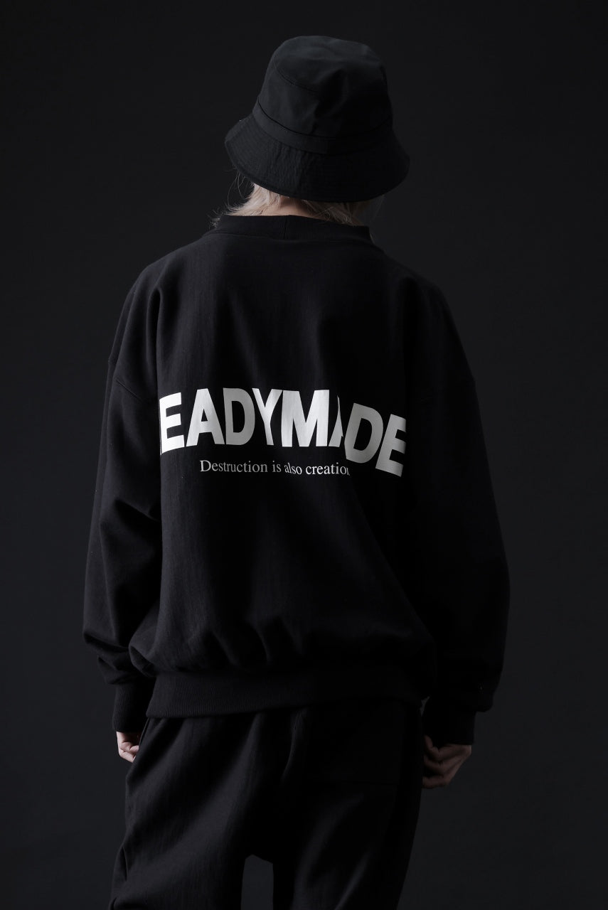 画像をギャラリービューアに読み込む, READYMADE MOCK NECK SWEAT SHIRT (BLACK)