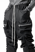 画像をギャラリービューアに読み込む, A.F ARTEFACT MONSTER TUCK VOLUME BAGGY PANTS / LUXE-TWILL (BLACK)