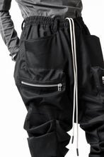 画像をギャラリービューアに読み込む, A.F ARTEFACT MONSTER TUCK VOLUME BAGGY PANTS / LUXE-TWILL (BLACK)