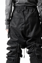 画像をギャラリービューアに読み込む, A.F ARTEFACT MONSTER TUCK VOLUME BAGGY PANTS / LUXE-TWILL (BLACK)