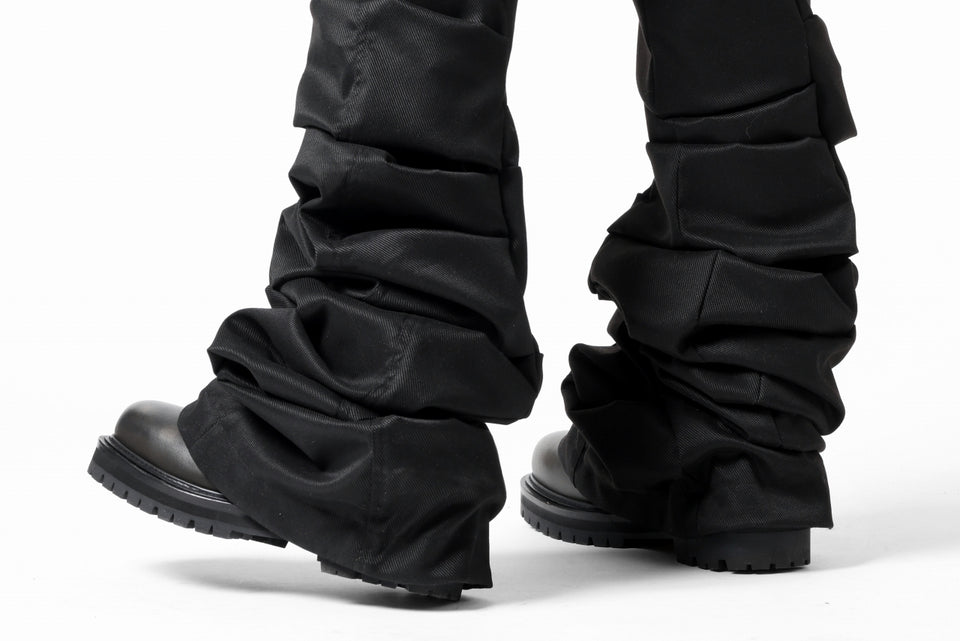 画像をギャラリービューアに読み込む, A.F ARTEFACT MONSTER TUCK VOLUME BAGGY PANTS / LUXE-TWILL (BLACK)