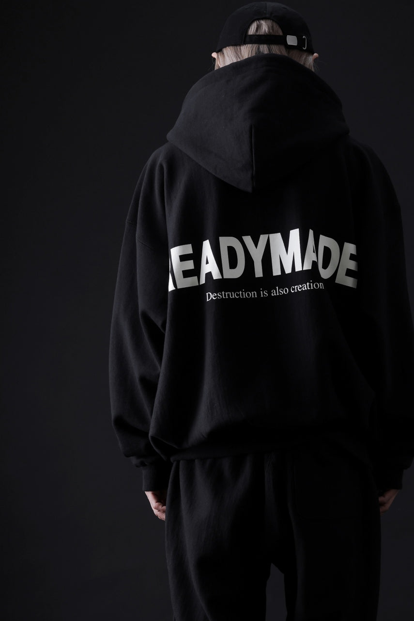 画像をギャラリービューアに読み込む, READYMADE HOODIE SMILE (BLACK)