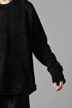 画像をギャラリービューアに読み込む, N/07 exclusive BOA FLEECE STRAIGHT TOP (BLACK)