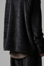 画像をギャラリービューアに読み込む, N/07 exclusive BOA FLEECE STRAIGHT TOP (BLACK)