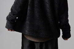 画像をギャラリービューアに読み込む, N/07 exclusive BOA FLEECE STRAIGHT TOP (BLACK)