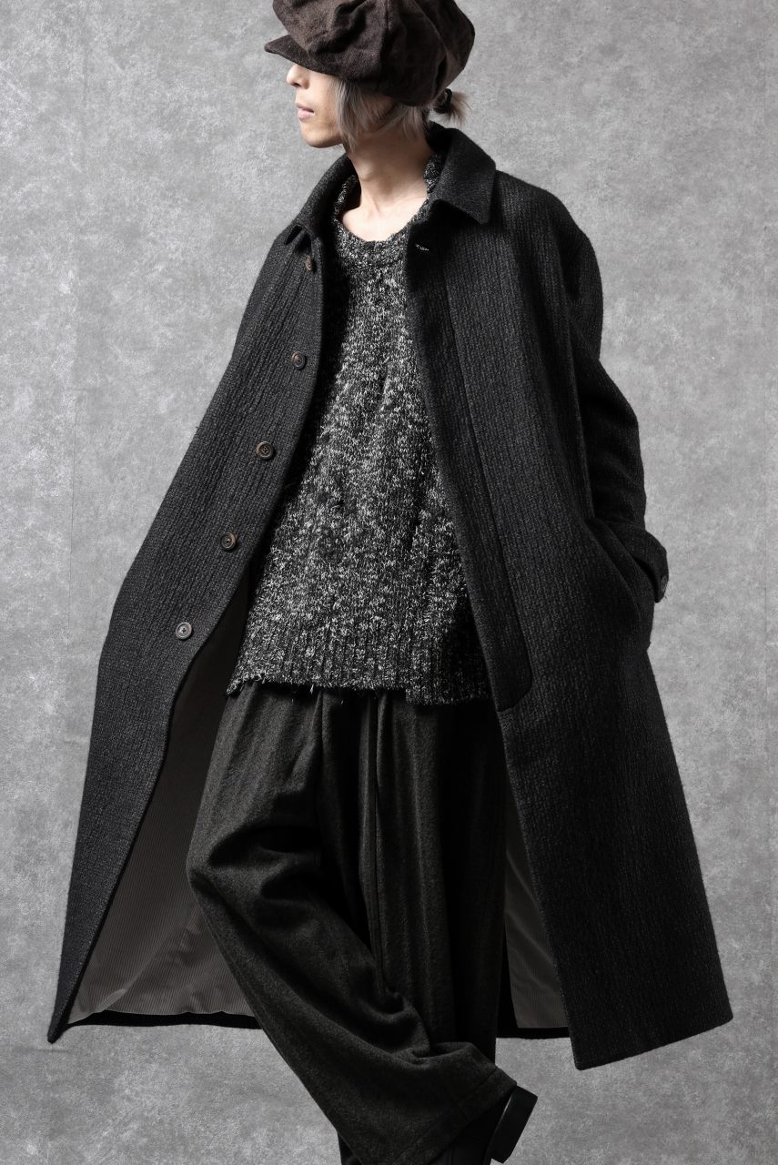 画像をギャラリービューアに読み込む, forme d'expression exclusive Everyone Coat (Black Pepper)